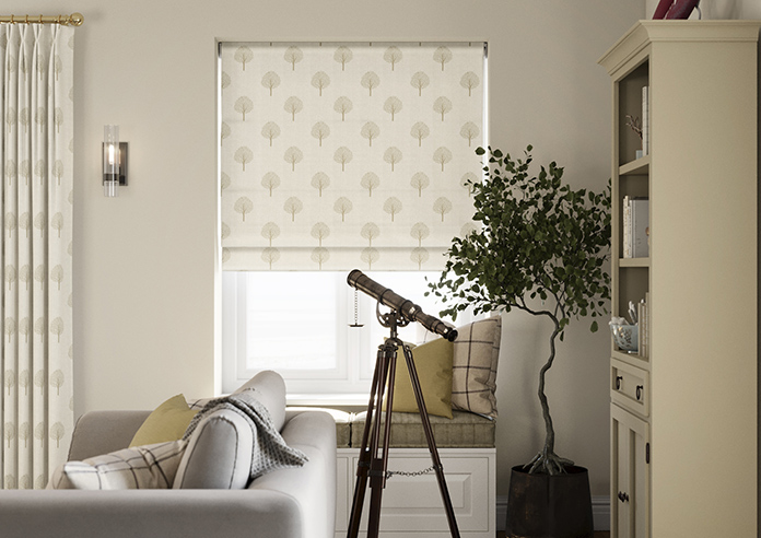 Emily Bond Yew Tree, Linen - Twist&Fit Roman Blind - Image 3